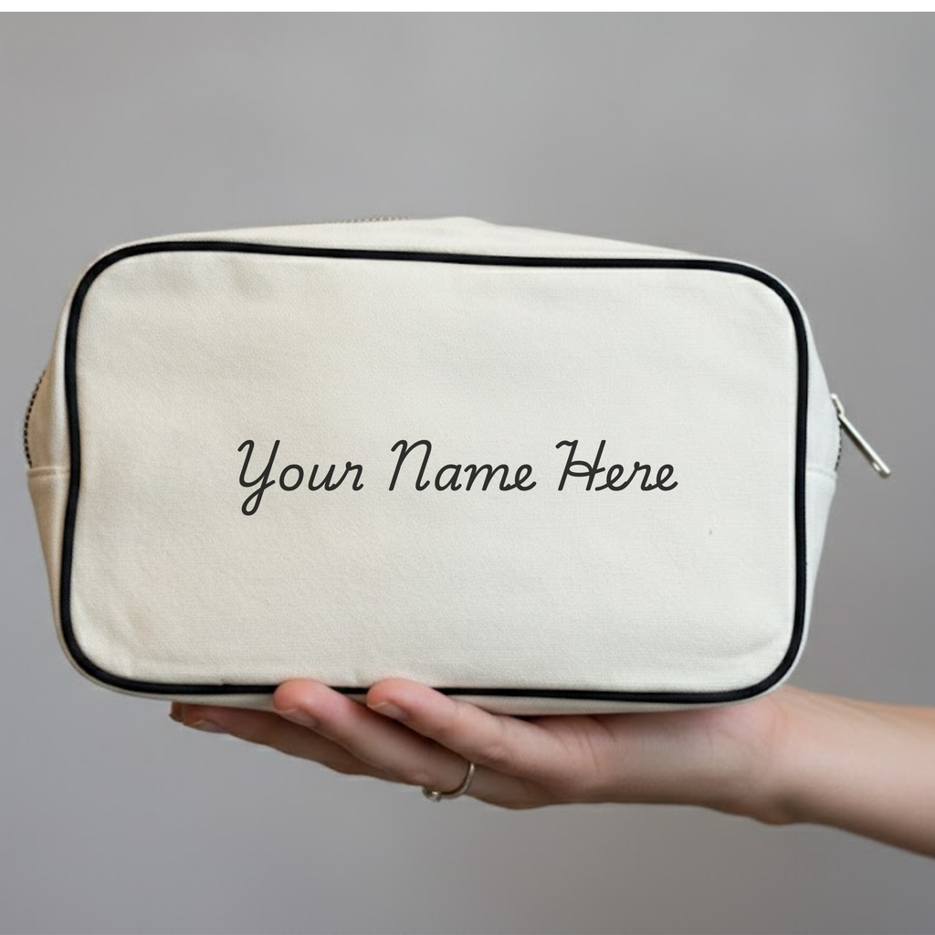 Personalized Makeup Bag – "Spicy Disaster" Custom Cosmetic Pouch