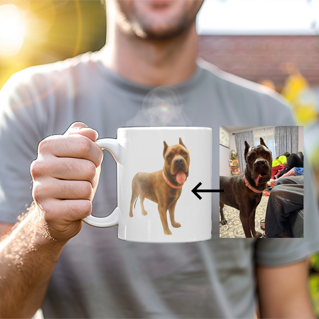 Custom Personalized Mug – Watercolor Pet Mug