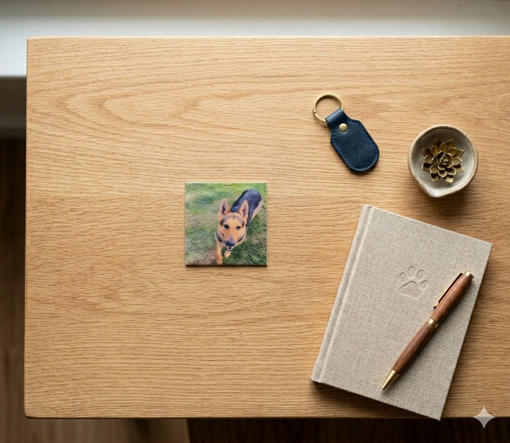 Personalized Photo Magnet – Cherished Memories Keepsake Gift