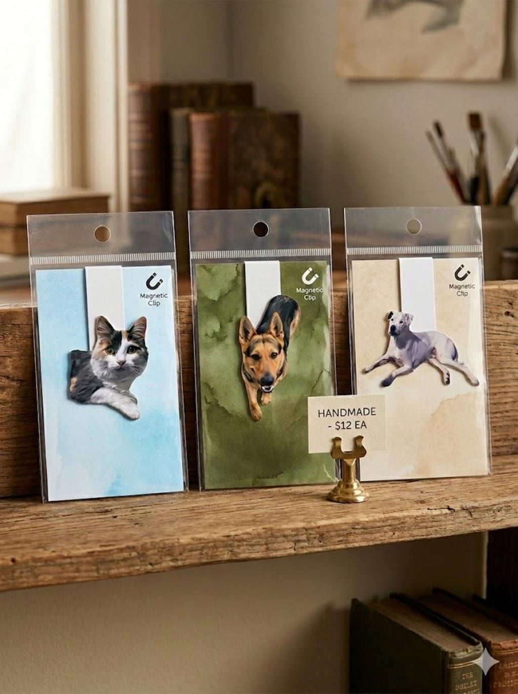 Custom Magnetic Bookmark – Personalized Gift for Book Lovers
